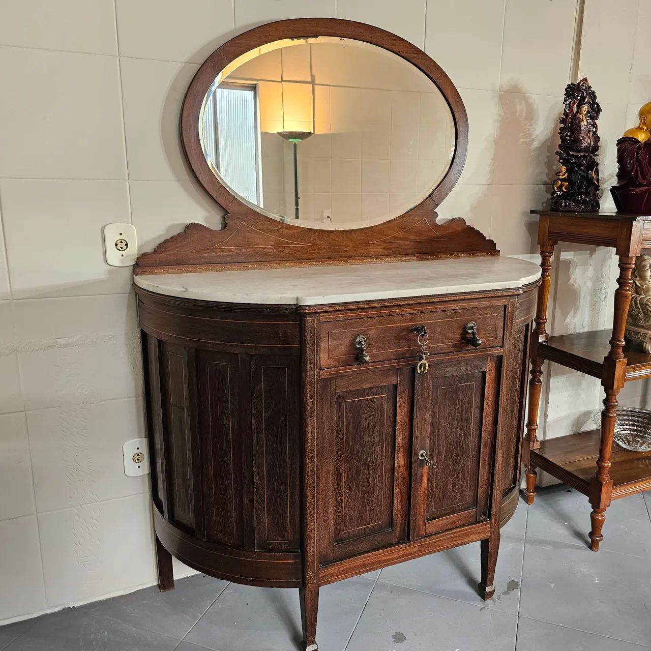 Móveis antigos, buffet etager bombee antigo,  antiguidades  - Foto 2