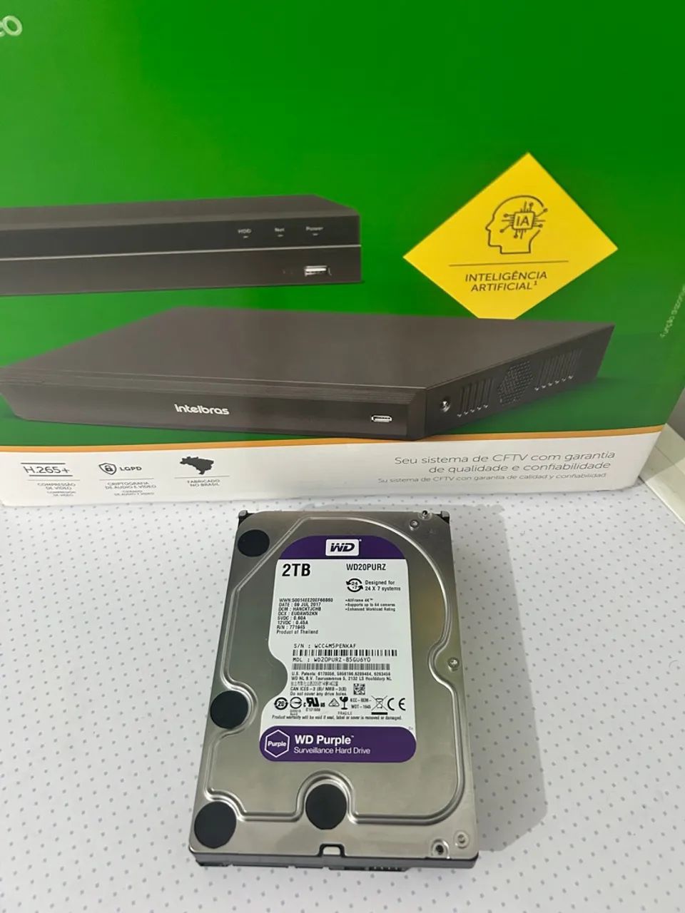 HD WD Purple 2TB para CFTV