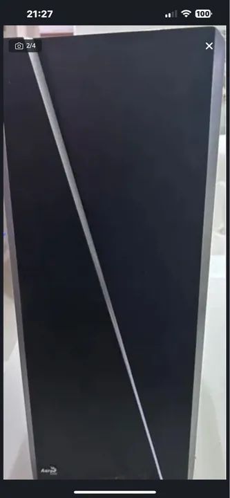 PC gamer + teclado + caixa de som