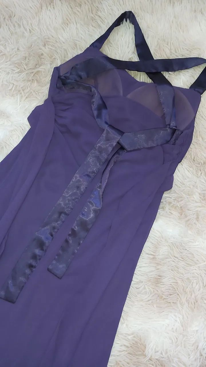 Vestido de festa roxo elegante  - Foto 3