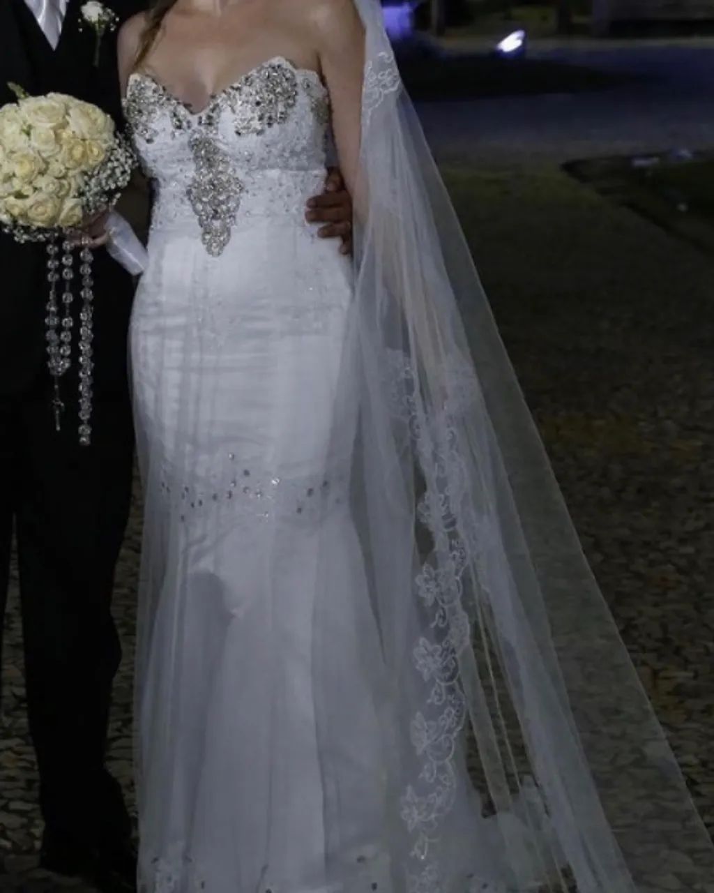 Vestido de Noiva Deslumbrante - Foto 3