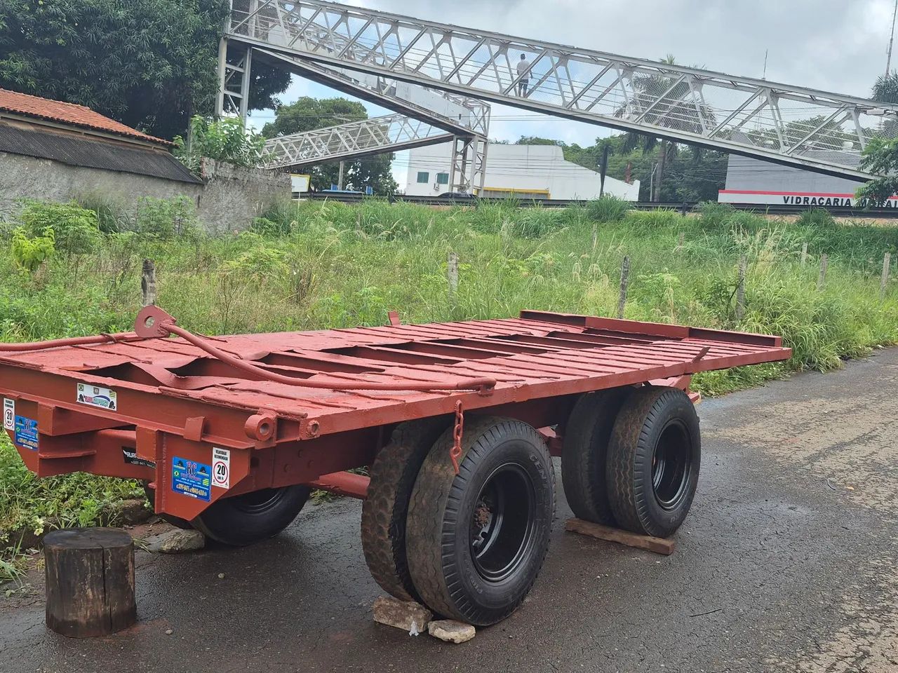 Carreta para carregar máquina de esteiras,  silos e tanque d'água. * - Foto 2