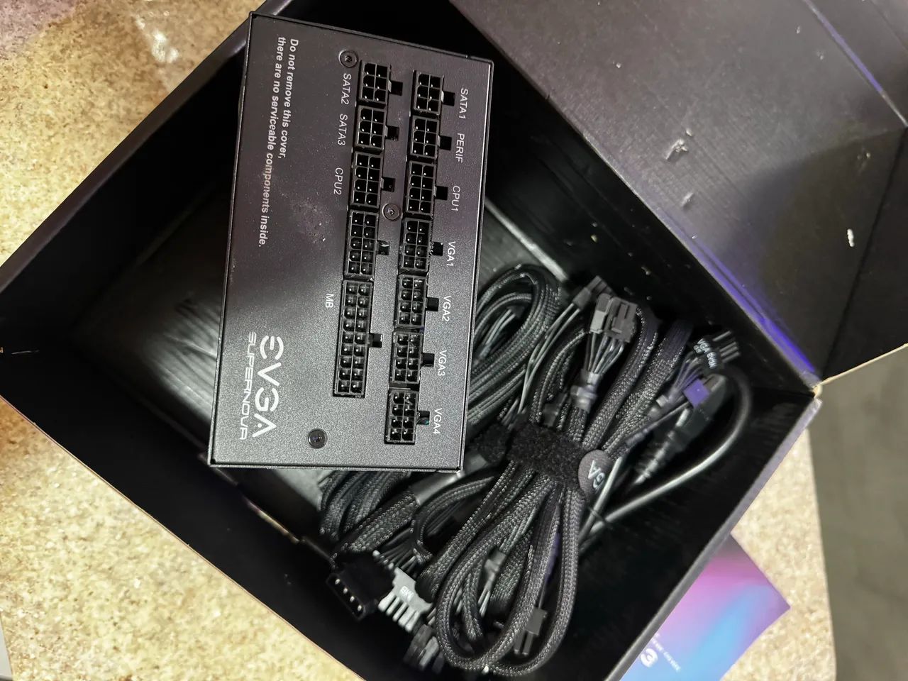 FONTE 1000W GOLD EVGA G5 FULL MODULAR 
