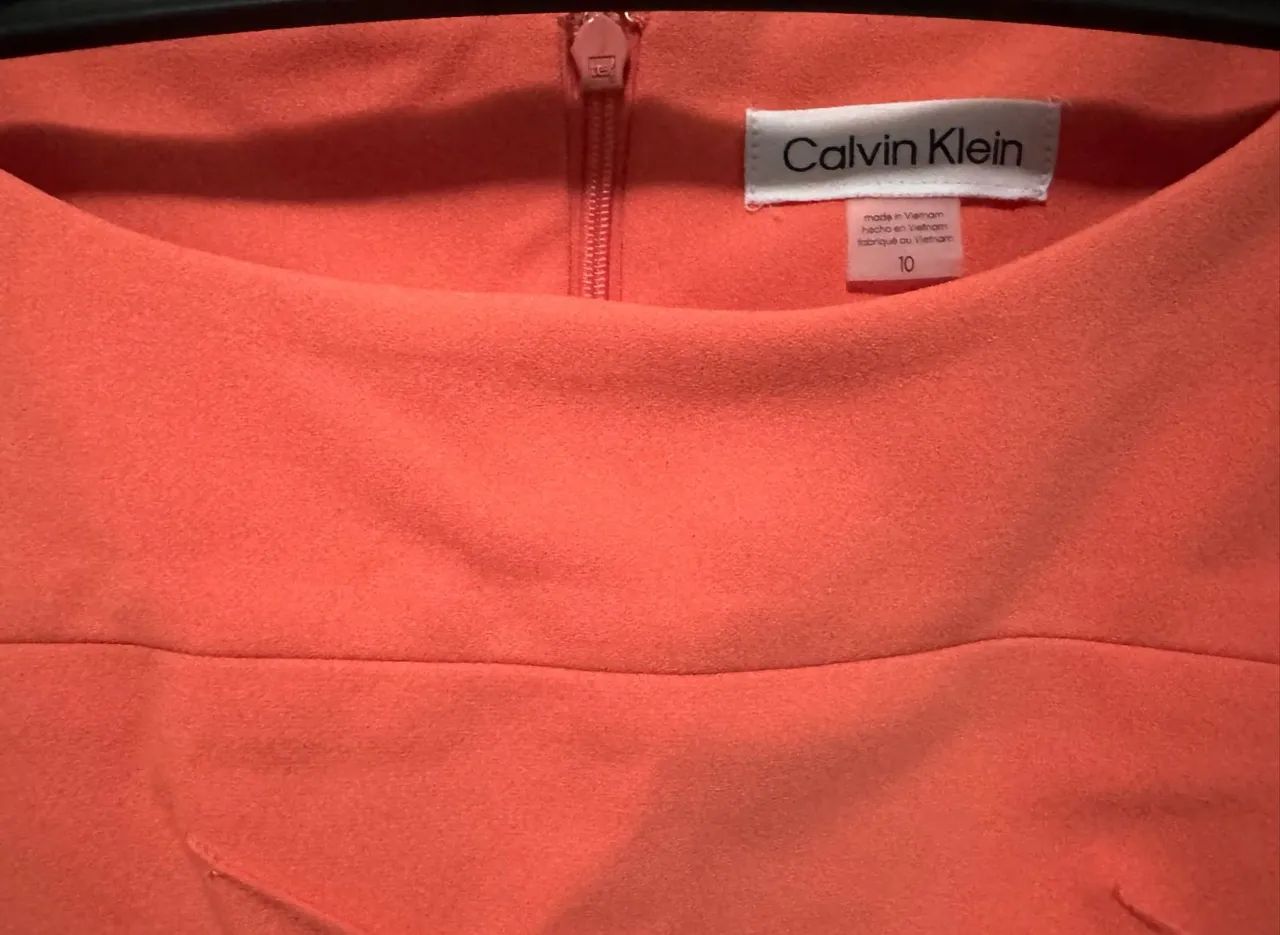 Vestido Calvin Klein - Laranja - Foto 4