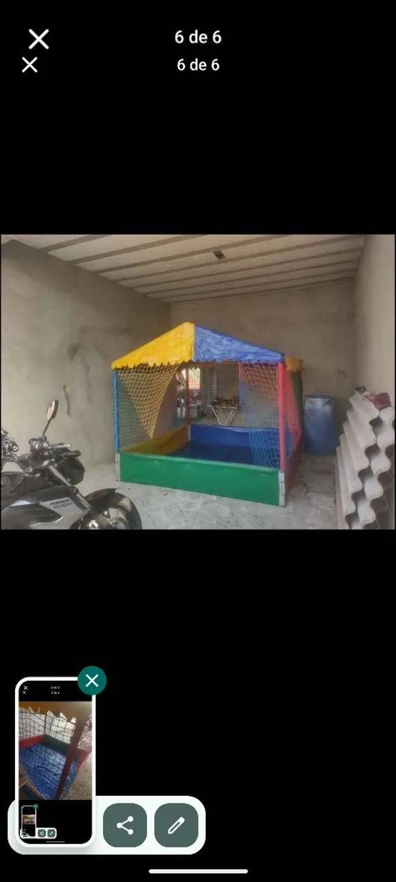 Piscina de bolinhas 2 por 2 metros - Foto 4