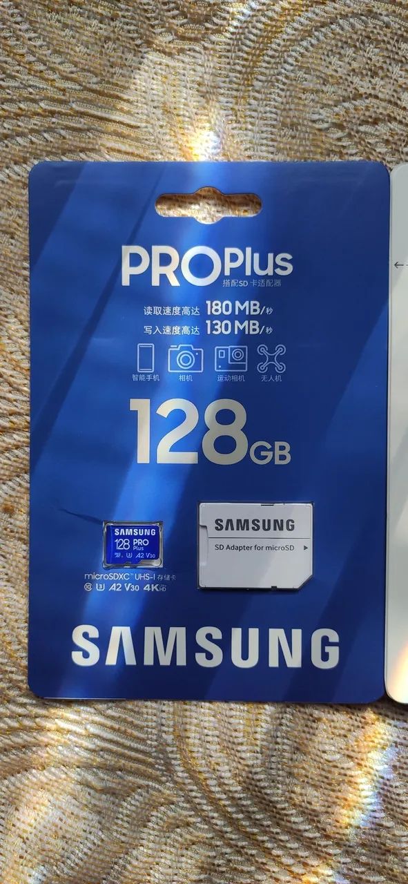 Cartão de Memória Samsung PRO Plus 128GB