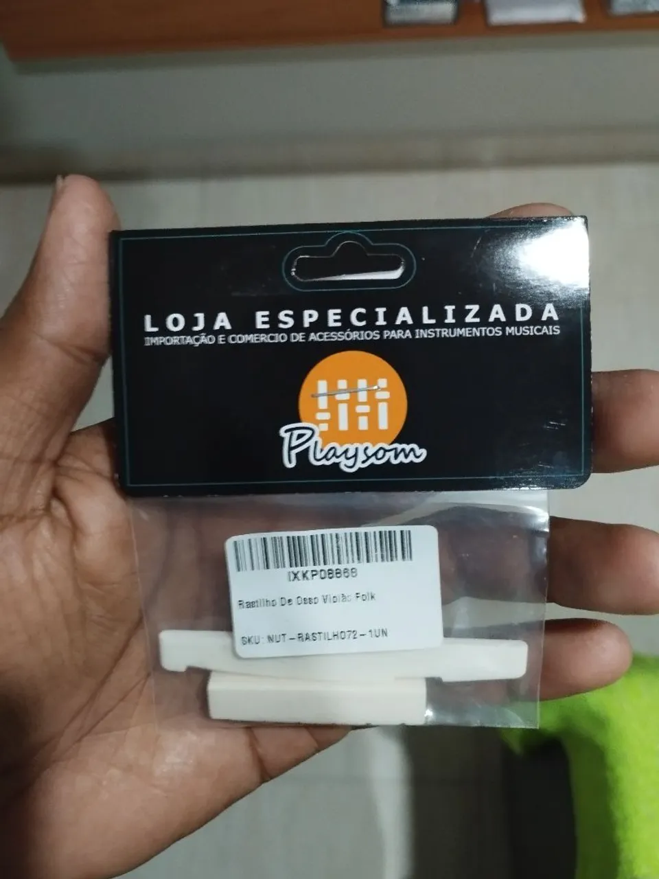 Rastilho e Nut de osso para violão folk