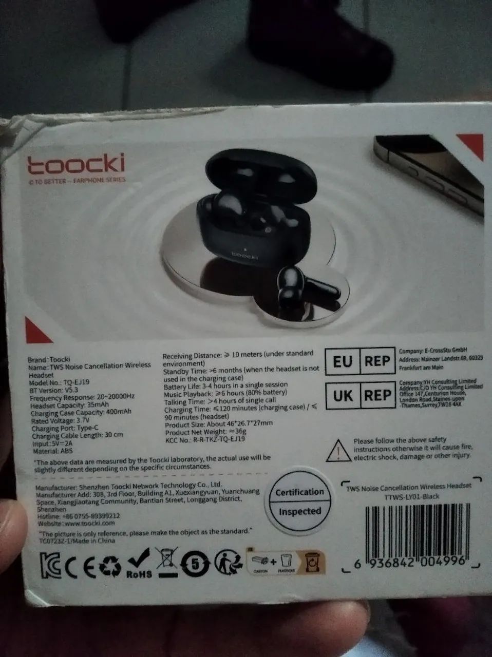 Fone Toocki modelo TQ-EJ19 - Foto 2