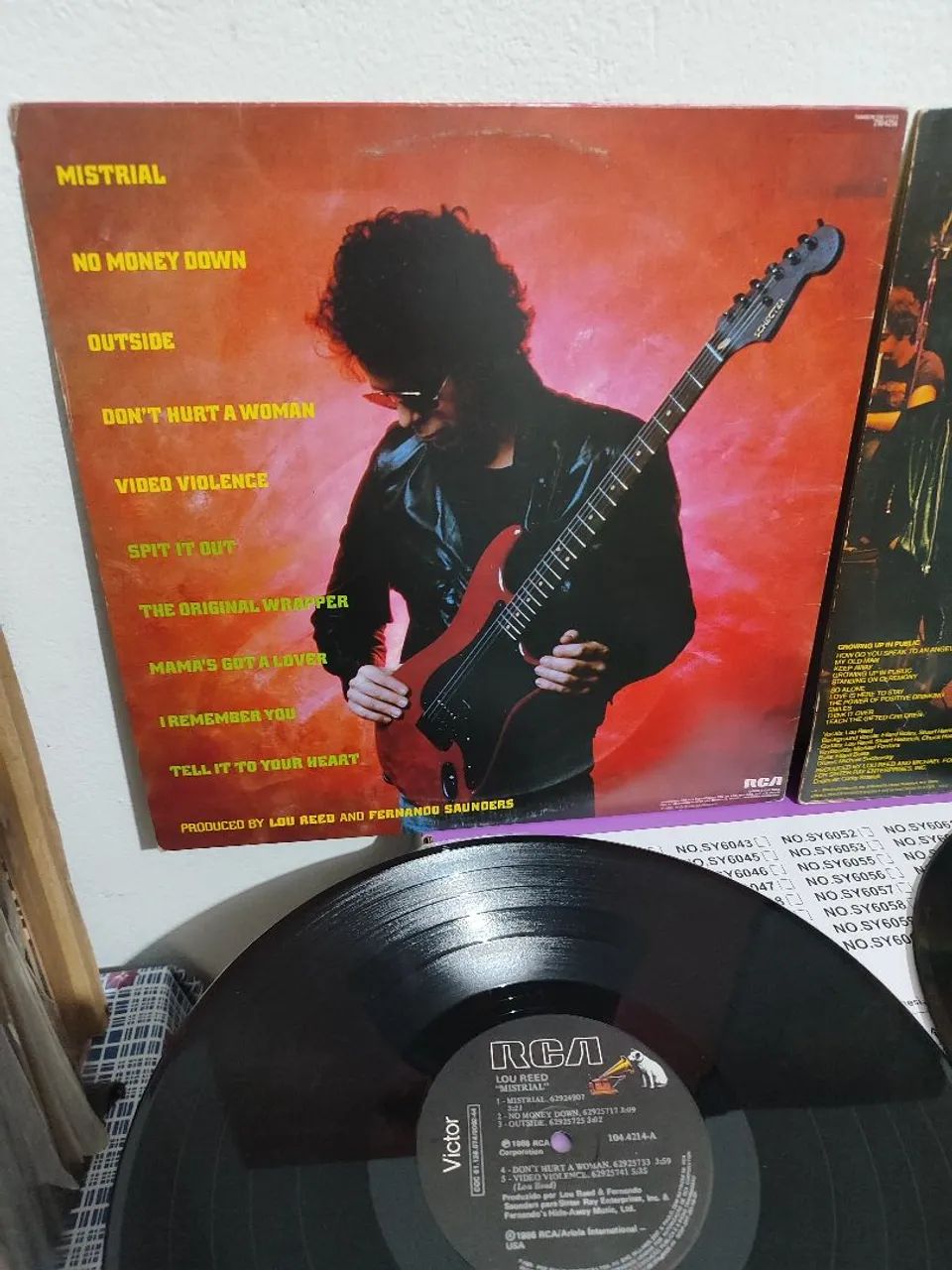 LPs Lou Reed - Mistrial e Growing Up in Public - Foto 5