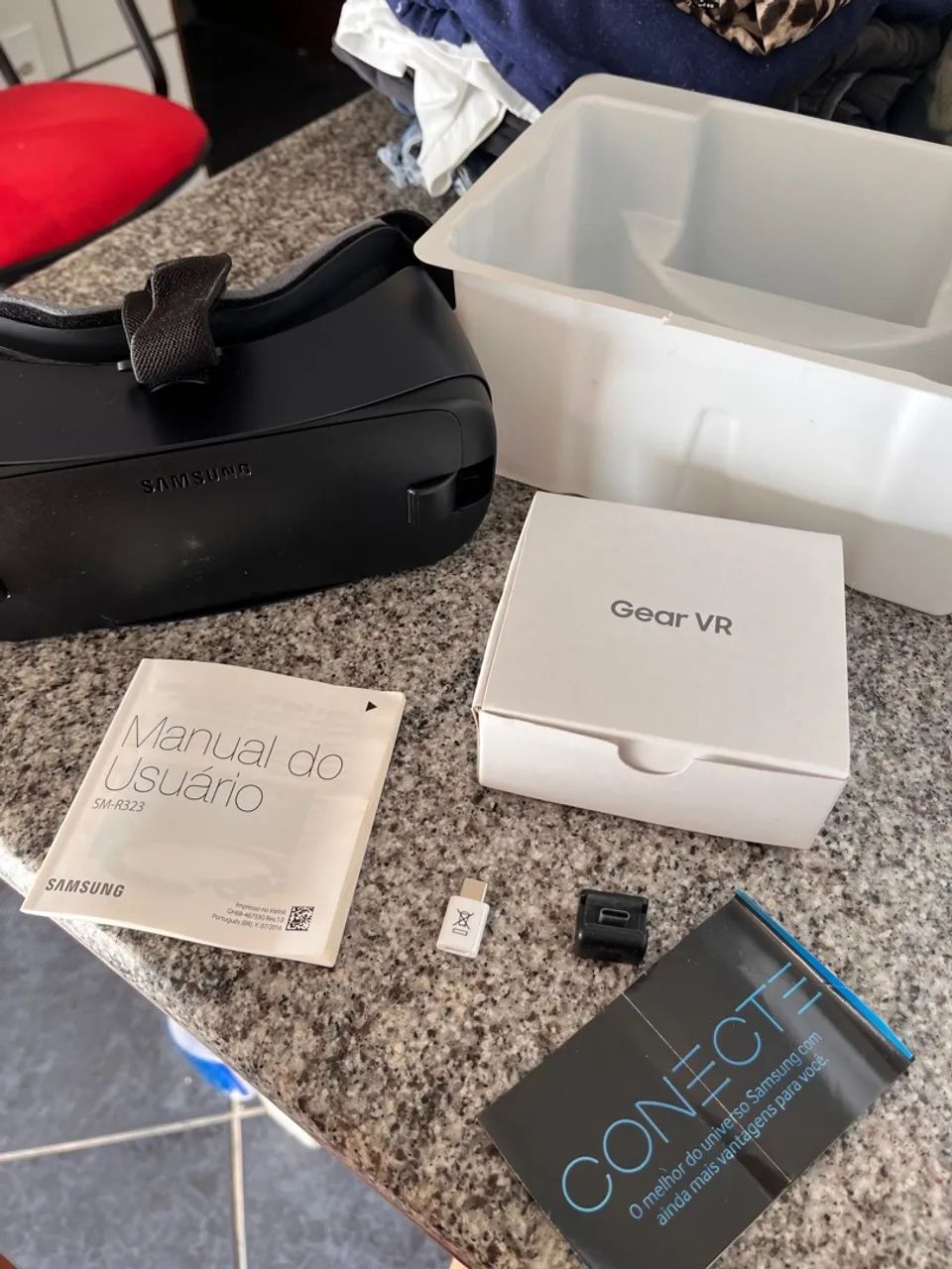 Óculos de realidade virtual - GEAR VR SAMSUNG 