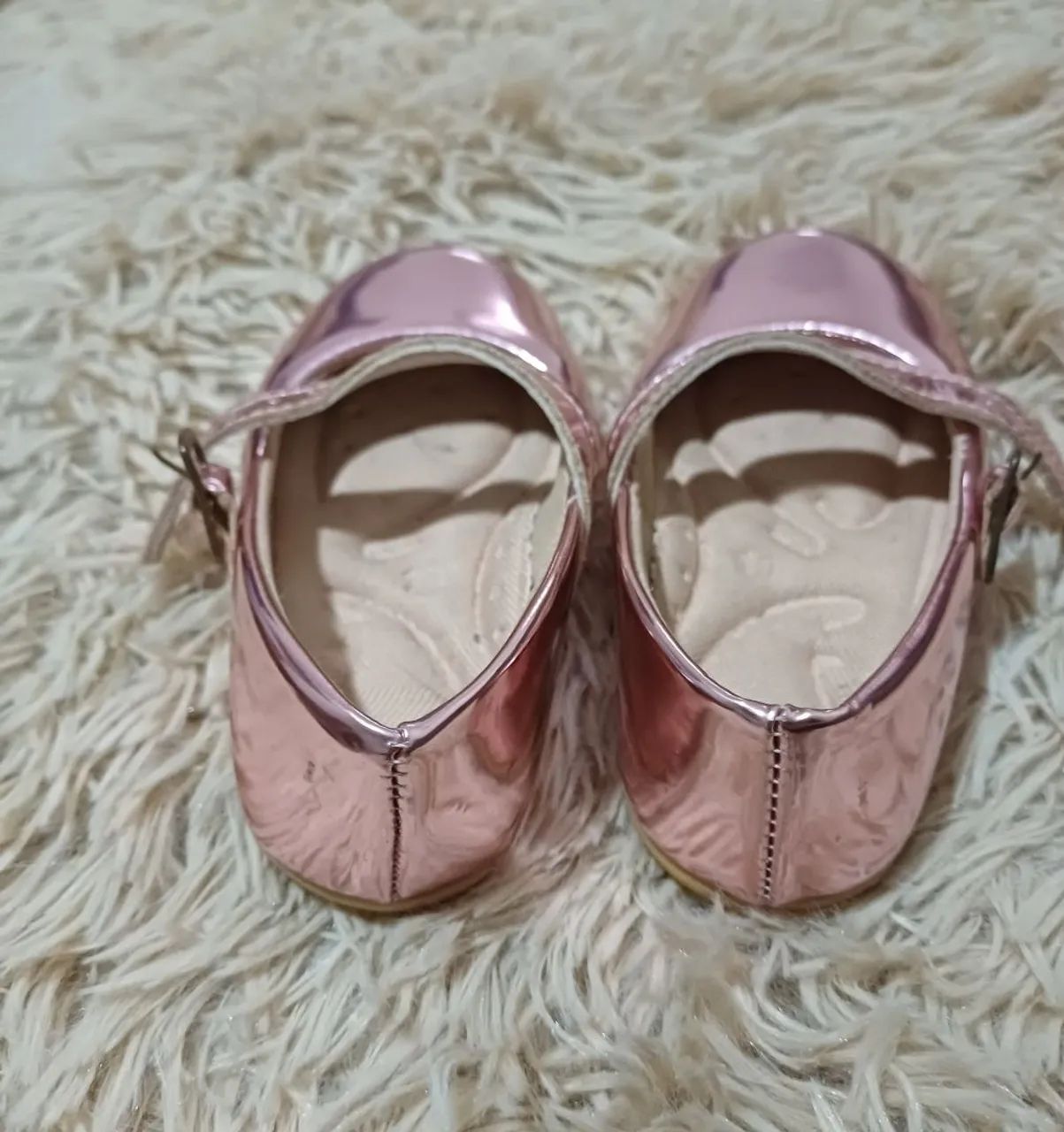 Sapatinho bebê Rosa Pérola - Foto 2