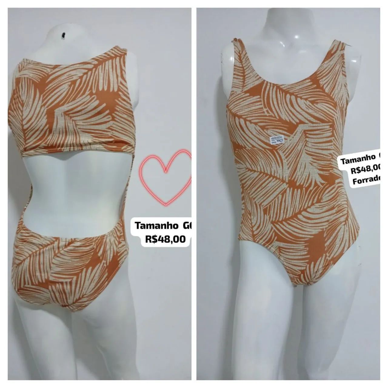 Maiô estampado floral feminino  - Foto 3