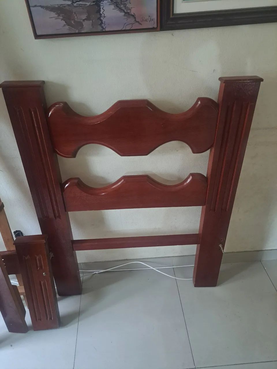 Cama de madeira maciça completa, móvel para a vida toda, - Foto 5