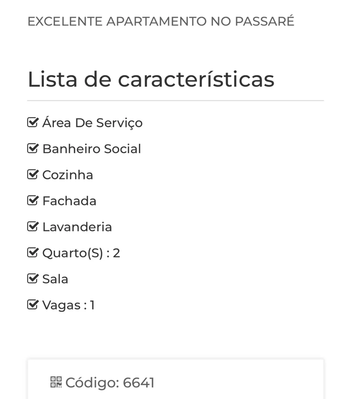 Aluguel de apartamento no Passaré