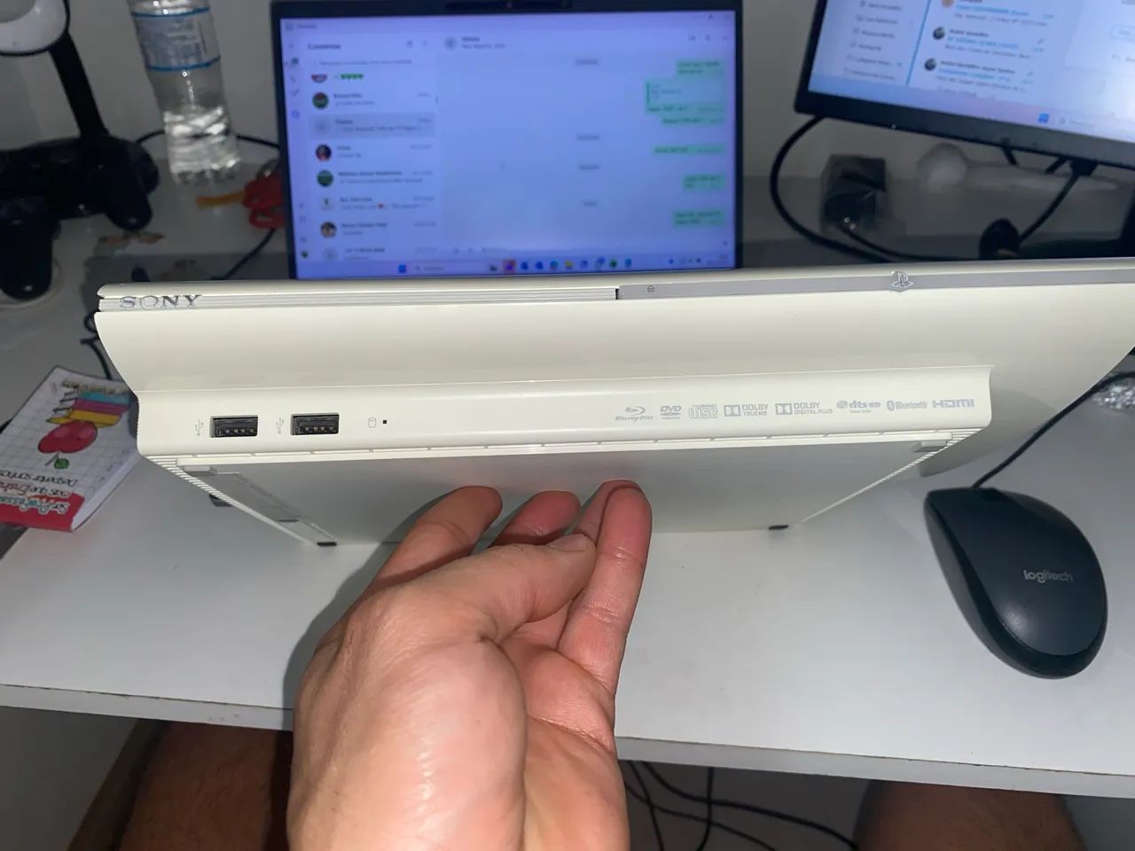 ps3 raro, branco!  - Foto 3