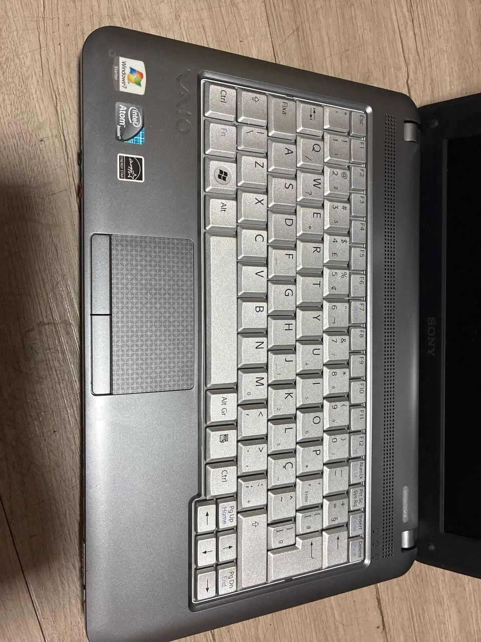 Vendo netbook Sony PCG21311 defeito pecas - Foto 5