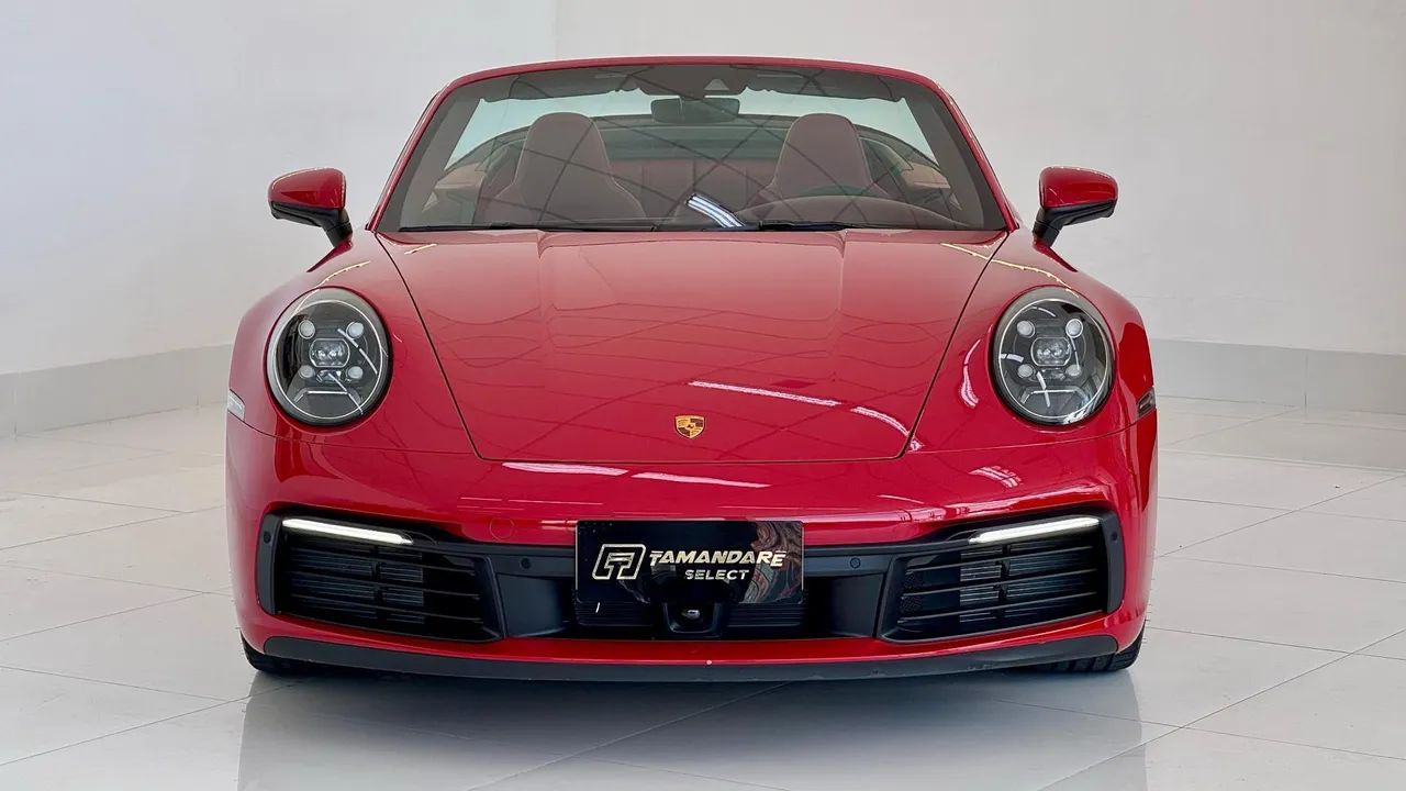 Porsche 911 Carrera S Cbariolet, Vermelha, Santa Catarina, Baixo km, PPF, 2023 - Foto 2