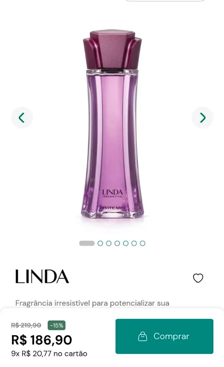 Perfume oboticario LINDA  - Foto 2