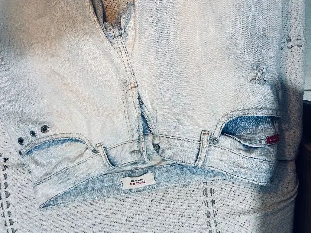 Calça Osklen tamanho 38 . Cintura baixa.  50 - Foto 3