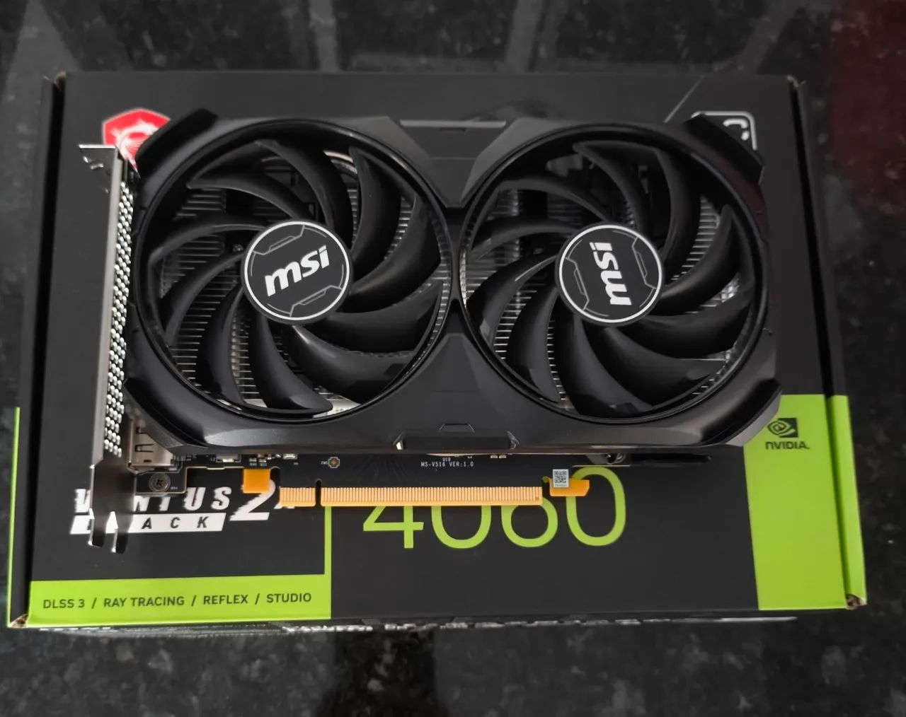Placa de vídeo RTX 4060 Ventus 2x black