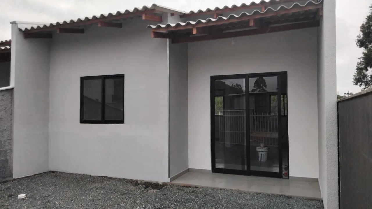 Alugo casa geminada nova em Penha/SC - Foto 2