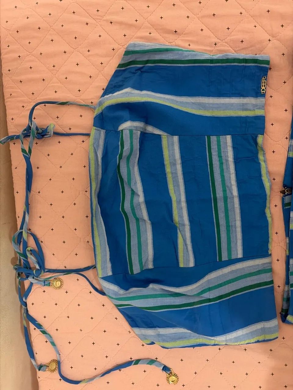 Conjunto Deep Azul Saia e Cropped - Foto 2