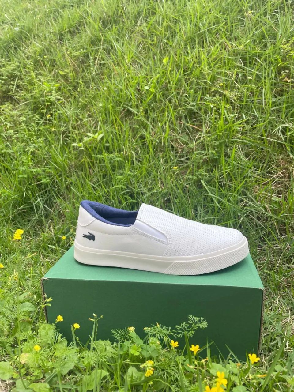 Sapatênis Masculino Branco com Azul