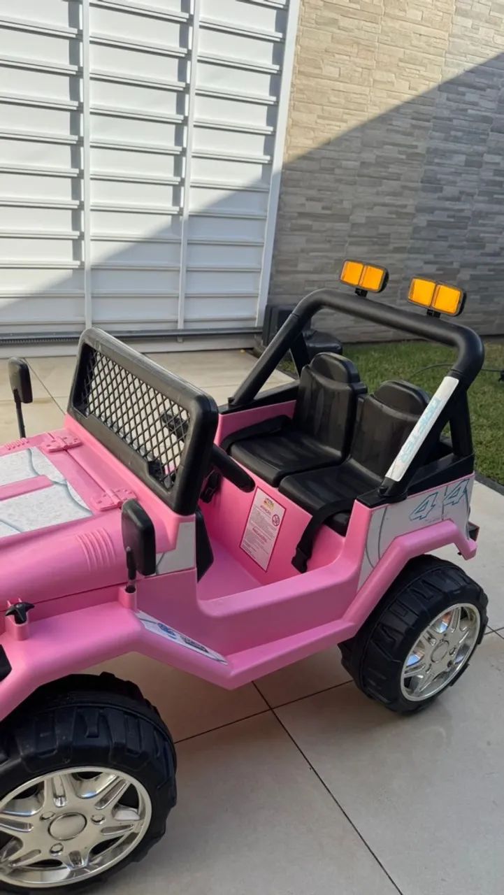 Carro Elétrico Rosa - Foto 2