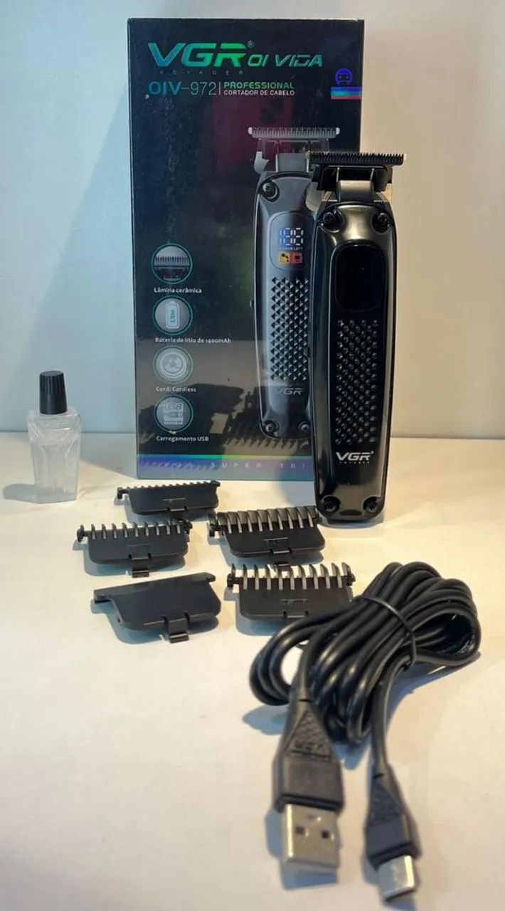 Máquina de cortar cabelo profissional  - Foto 3