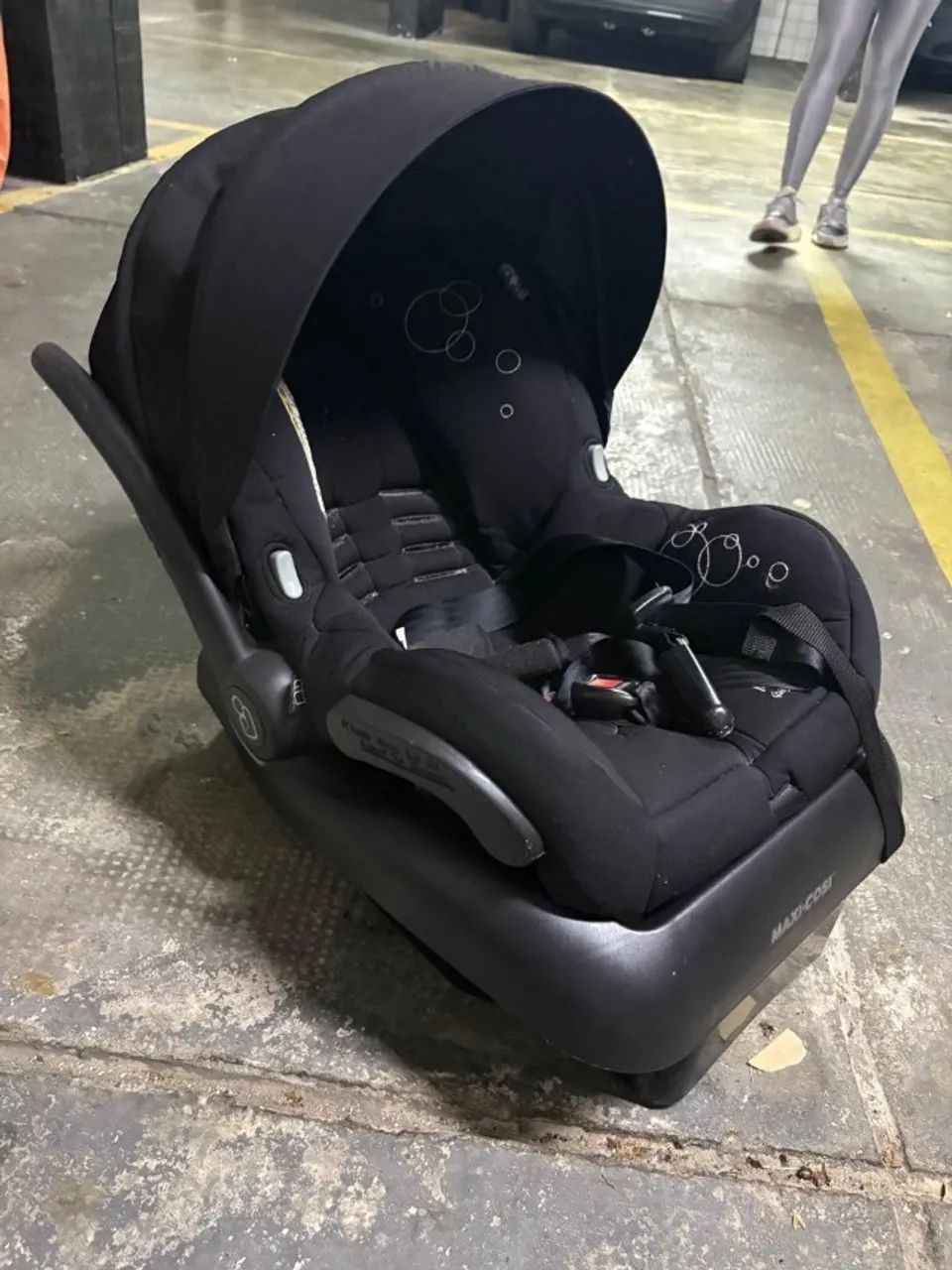 Carrinho com Moisés e bebê conforto  - Foto 4
