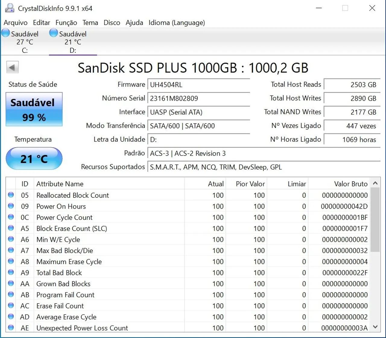 SSD SanDisk 1TB  - Foto 3