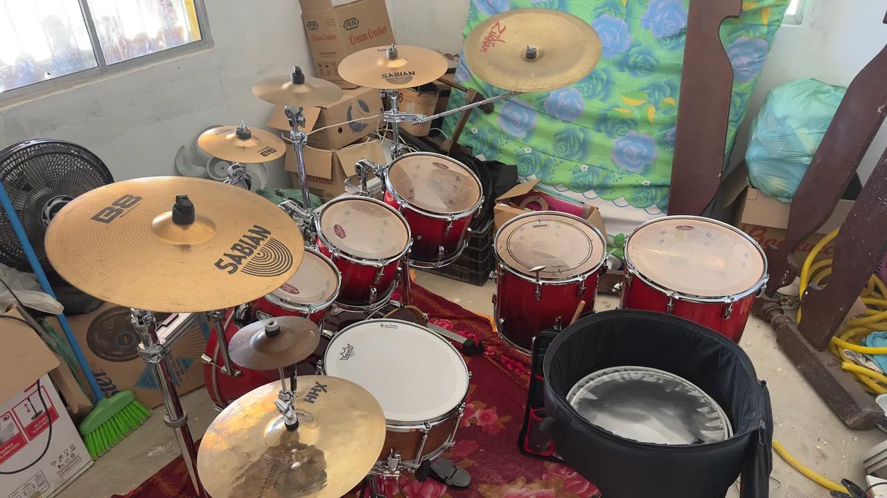 Bateria pearl vision completa  - Foto 4
