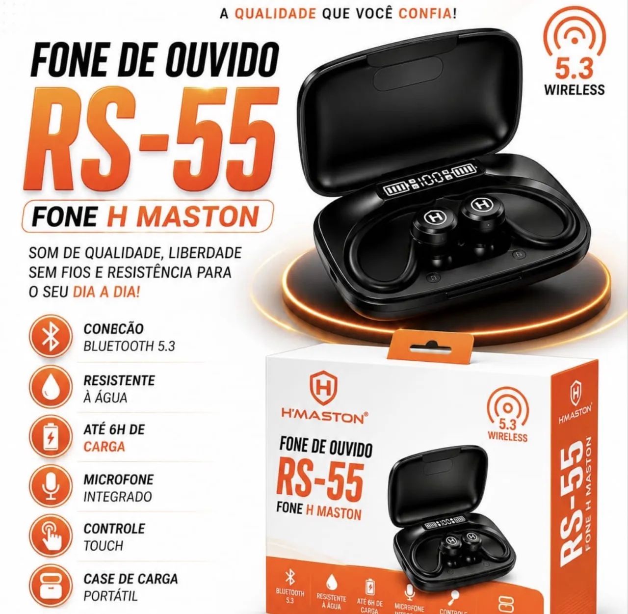 fone de ouvido 
