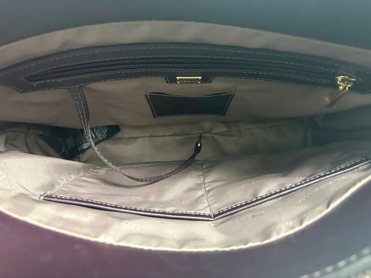 Bolsa luz da lua couro legítimo marrom  - Foto 3
