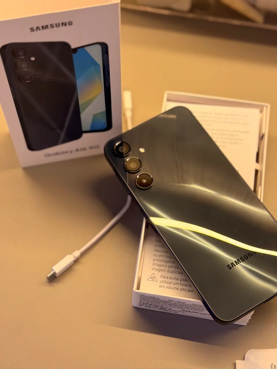Celular Samsung Galaxy A16 256gb com relógio - novo - Foto 4