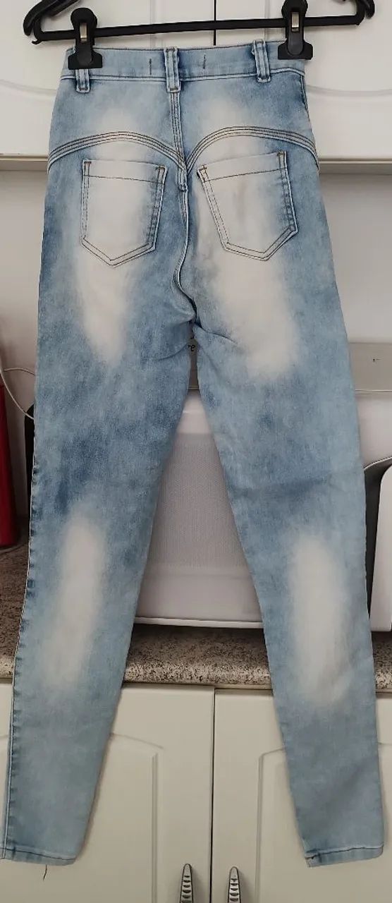 Calça Jeans 36 + Top Luxo P  - Foto 3