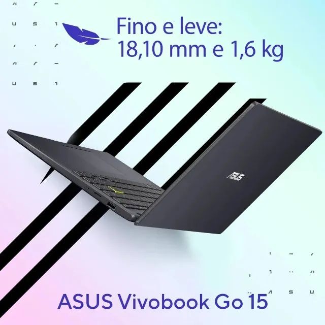 ?Notebook Asus VivoBook Go 15 NOVO Processador: Intel®? Core Celeron Dual Core N4500 Plac - Foto 2