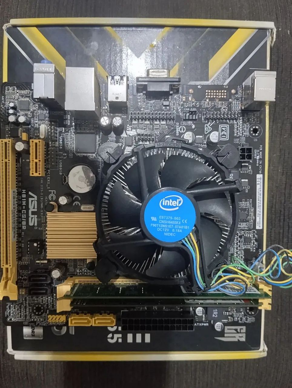 Kit -  Placa mãe Processador e Memória 