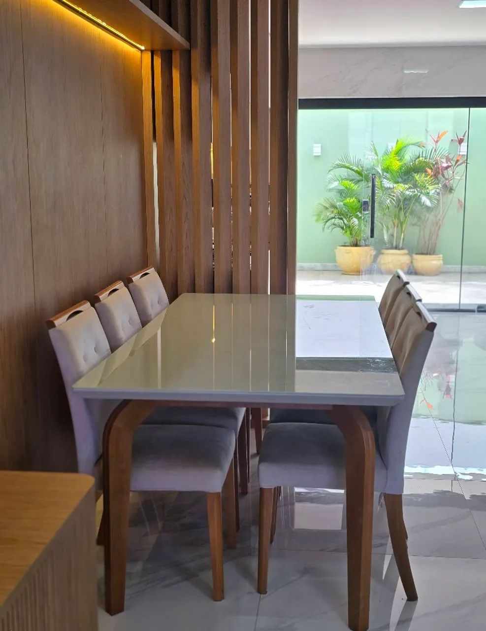 Mesa de Jantar com Cadeiras + Aparador e Máquina de Lavar Roupa  - Foto 2