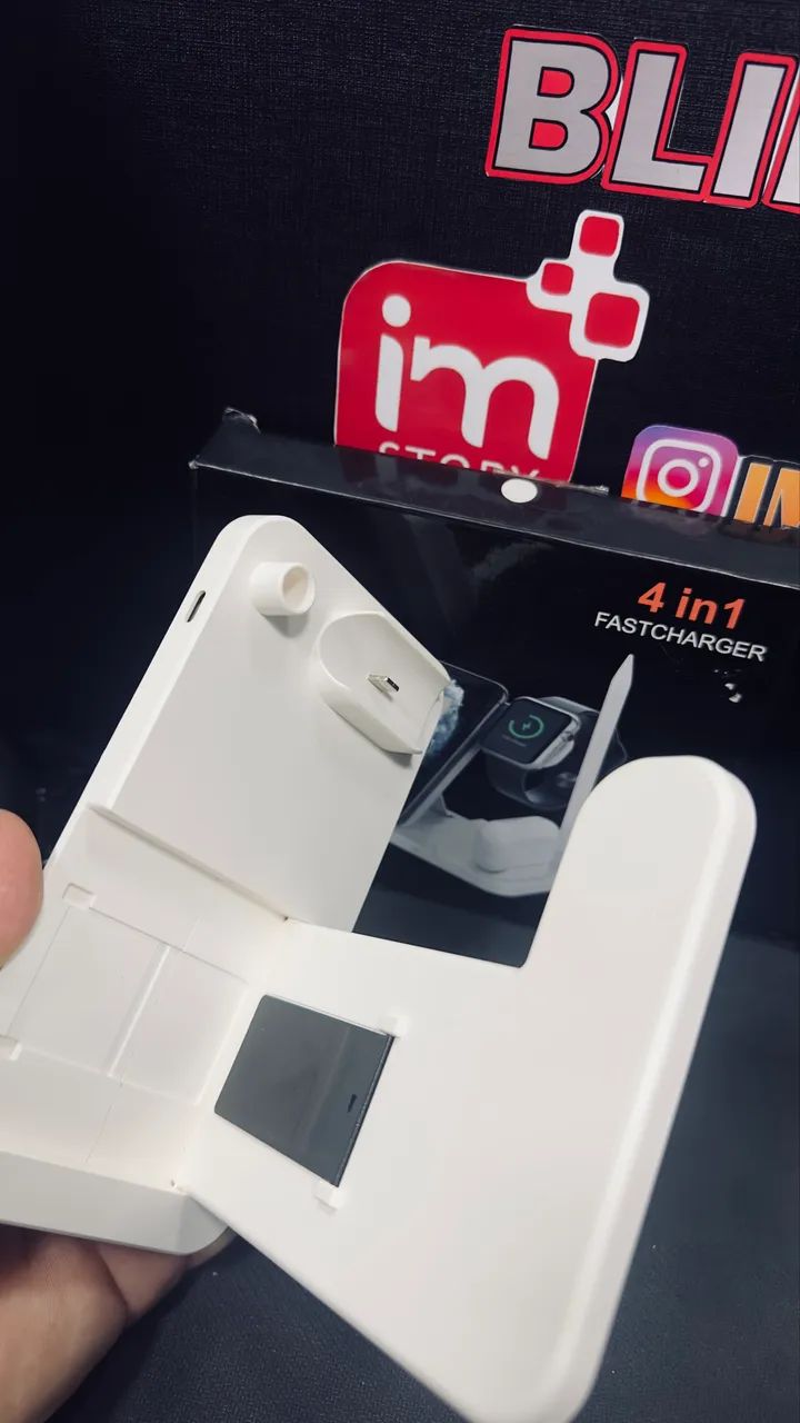 Carregador 4 em 1 com Indução  - Foto 3