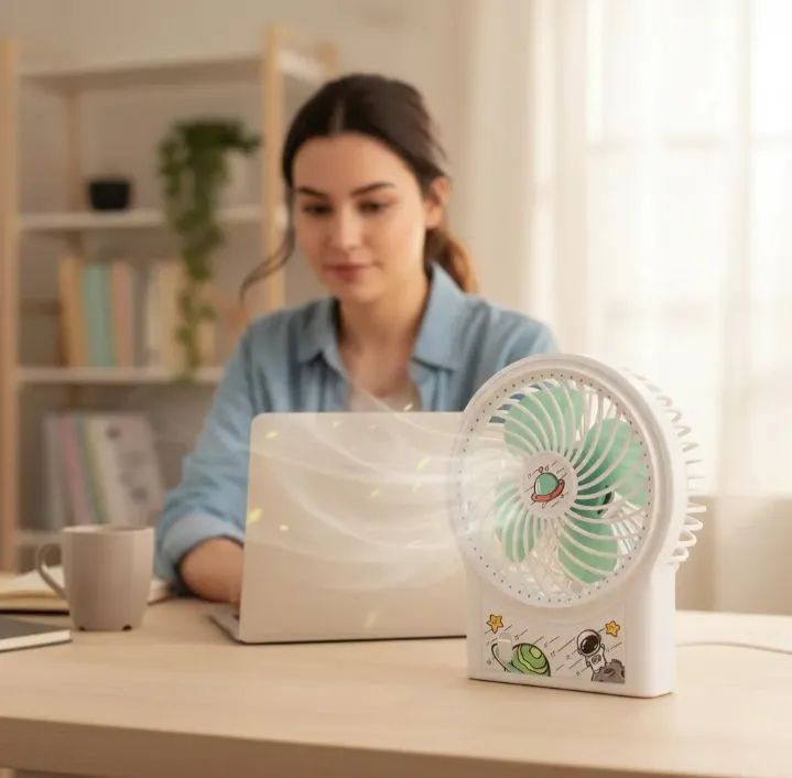 Ventilador recarregável portátil Mini Fan  - Foto 3