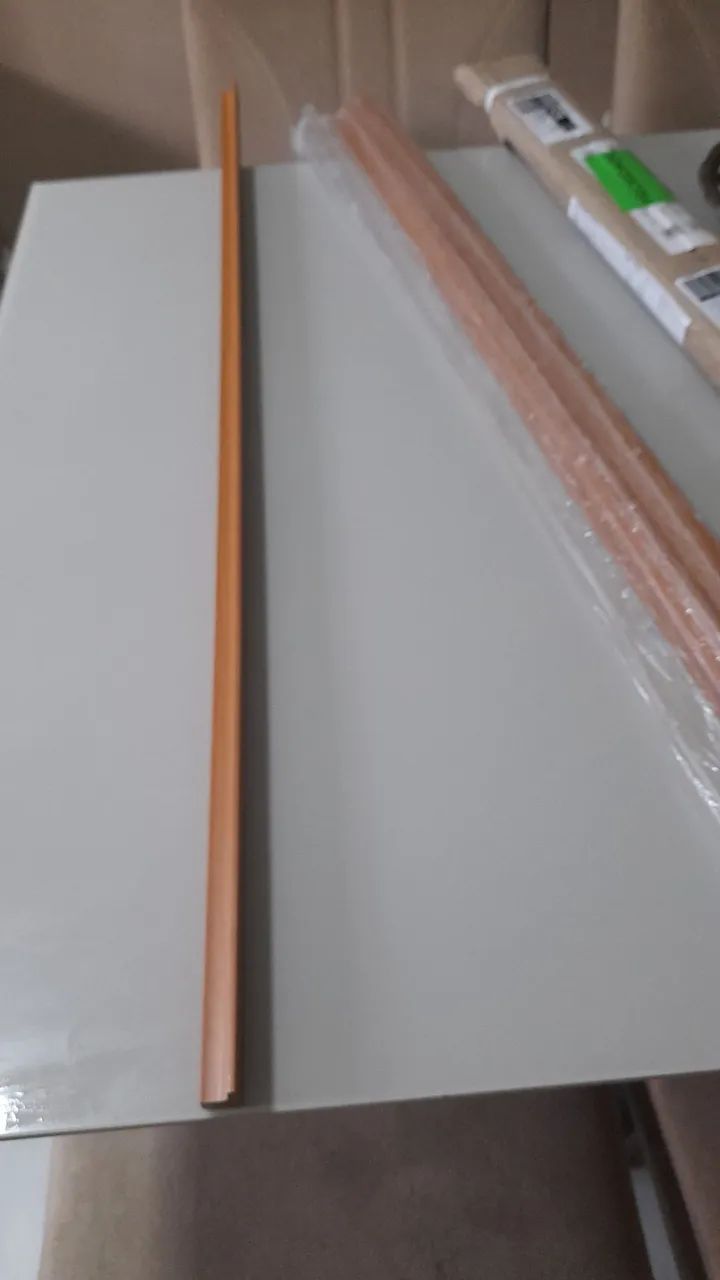 4 Puxadores 100%MDF 105cm Amêndoa - Foto 2