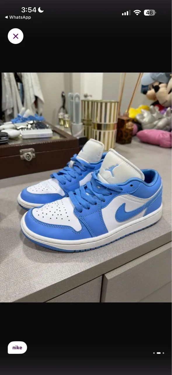 lote de tênis jordan original e adidas 