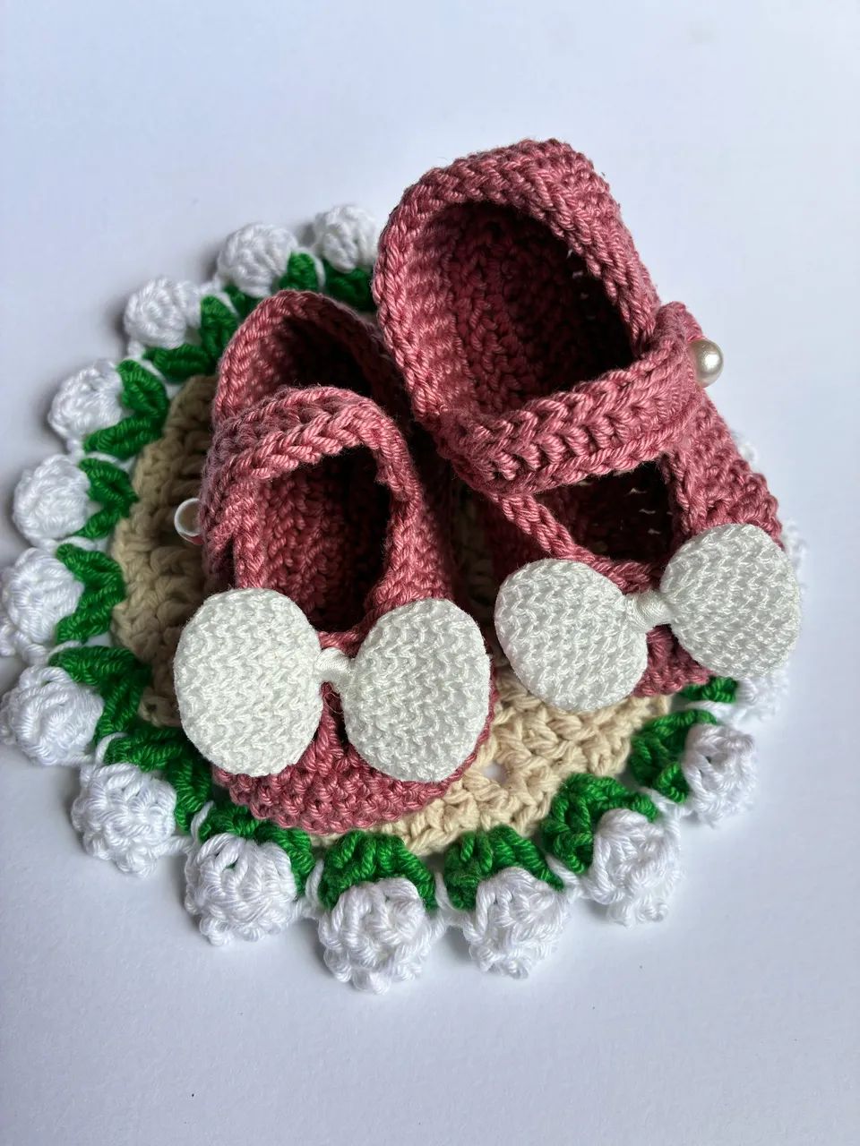 Sapatinho de crochê Rose  - Foto 5