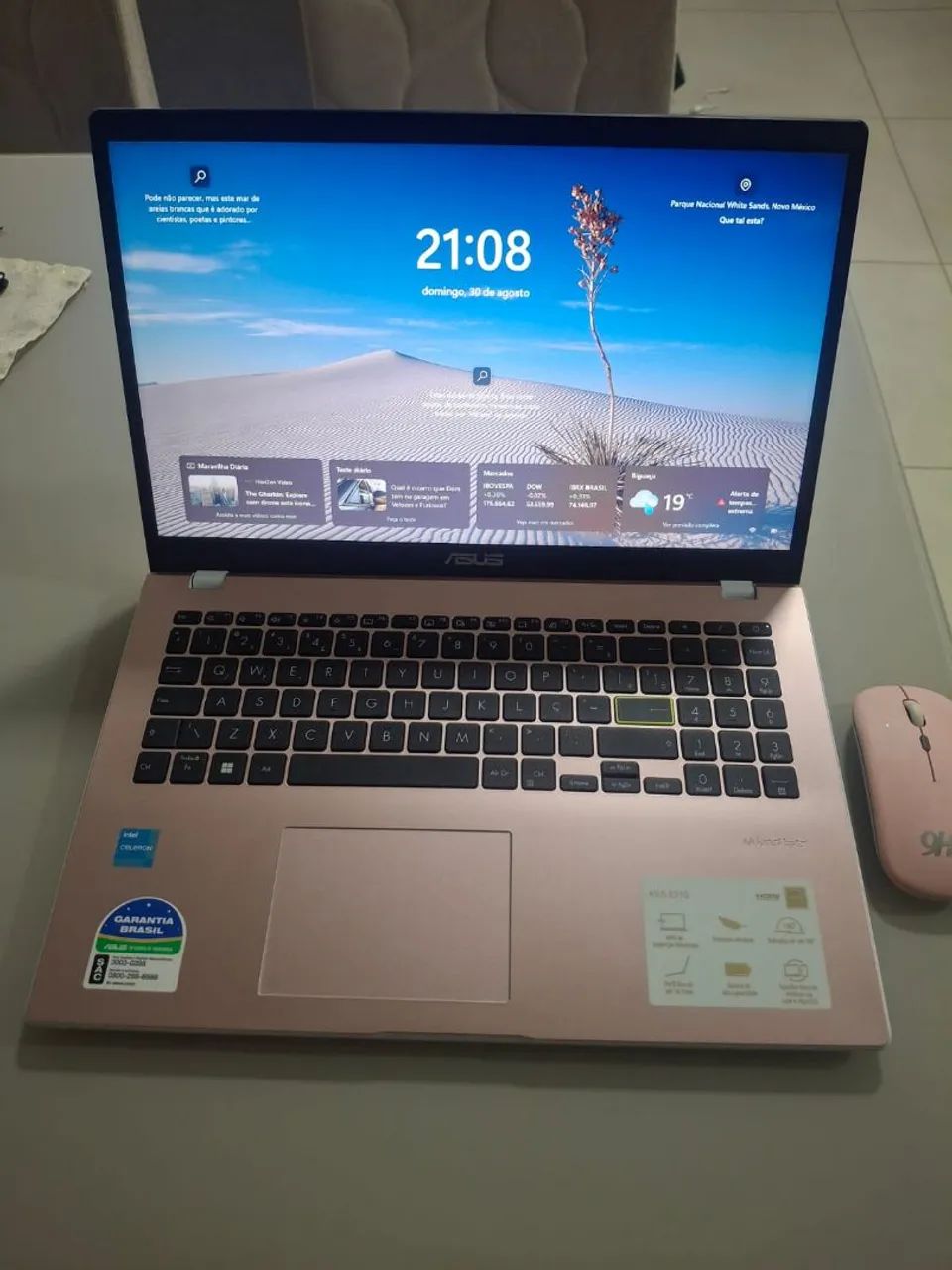 Vendo Notebook Rosa Vivobook Go 15 - Foto 4