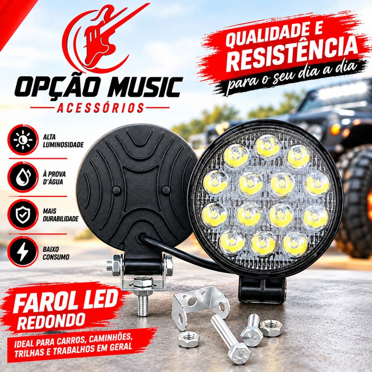 Farol de milha de . Par