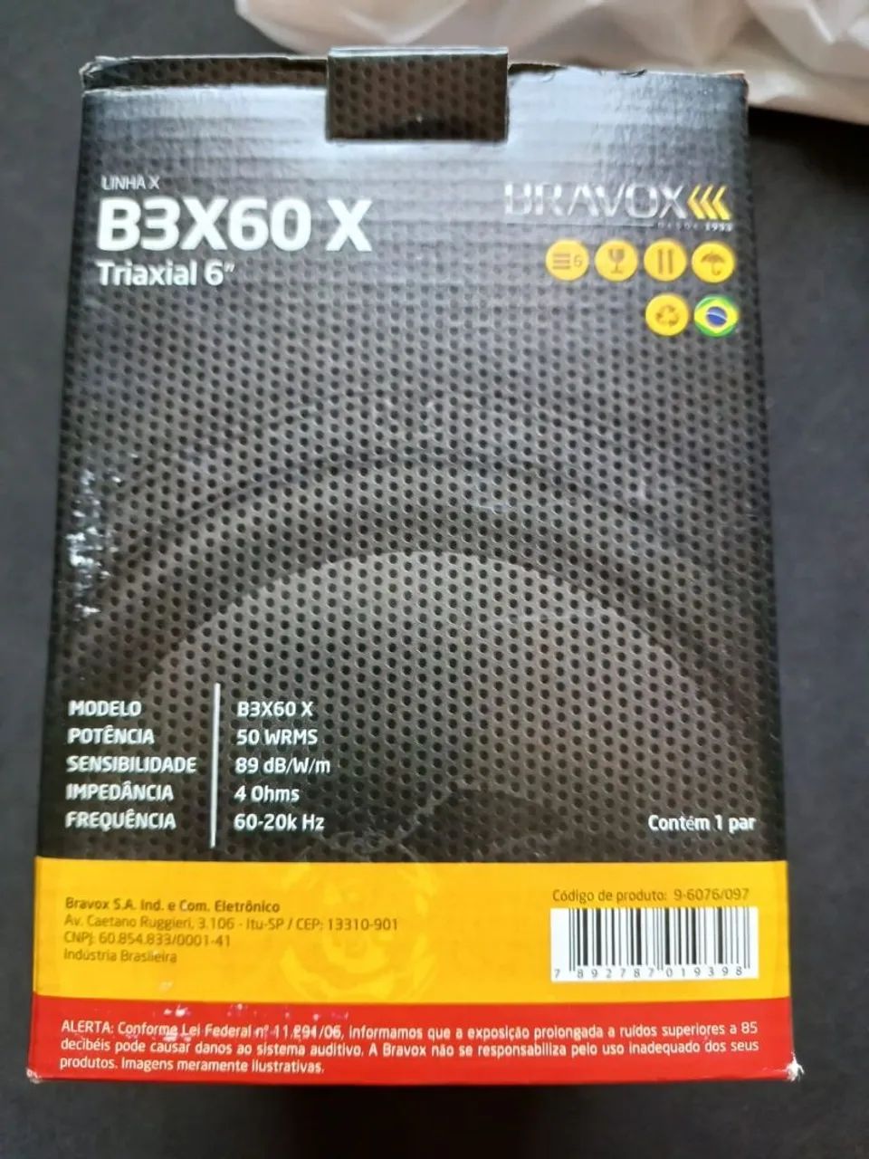  1 Auto Falante Bravox B3X60X  - Foto 5