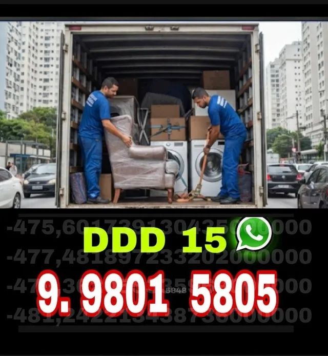 Frete com orçamento via WhatsApp para mudanças e carretos