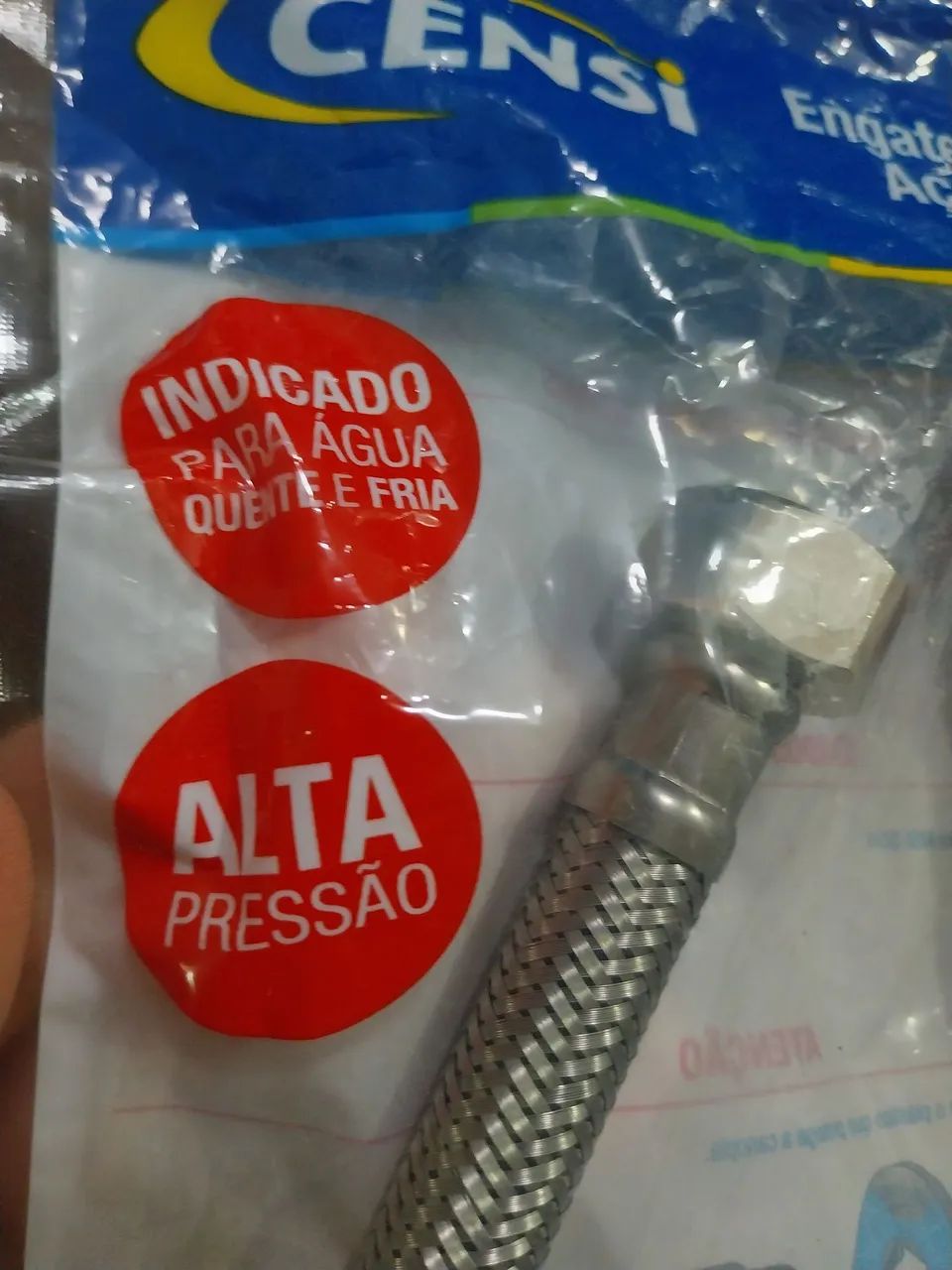 Engate Flexível Aço Inox 60 cm - Foto 3