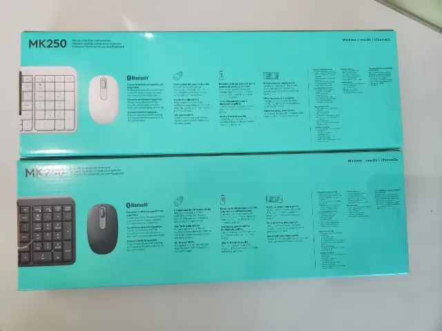 Combo sem fio Logitech Mk250 Grafite - Foto 5
